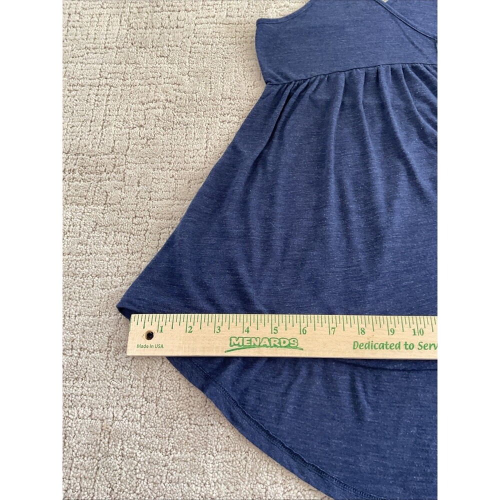 American Eagle Outfitters Tank Top, Women's Size Medium, Blue Button Up.EUC - Picture 12 of 14